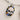 Porcelain Charm Necklace – Celestial Eye & Skull, 22K Gold Lustre