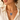 Blue-and-white porcelain bow necklace worn with a white blouse