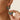 Blue Floral Heart Earrings - Porcelain Miniature Art with 22K Gold