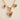 Hand-Painted Porcelain Charm Necklace – Cupid Arrow & Polka Dot, 14K Gold Chain