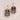 Floral Dove Earrings – Hand-Painted Porcelain Bird with Botanical Motif & Gold Plated Hooks BitaJewells