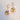 Hand-Painted Lemon Porcelain Drop Earrings BitaJewells