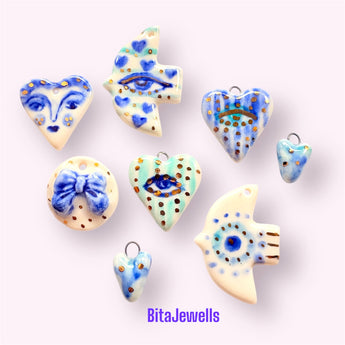 Handcrafted Porcelain Pendants for Elegant Style