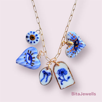 Personalized Jewelry Gifts: Handcrafted Porcelain Necklaces