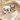 Pair of hand-painted porcelain lemon tile stud earrings with blue florals and 22K gold lustre corner accents – BitaJewells