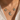 Moon eye skull charm necklace close-up on evil eye porcelain charm with 22K gold lustre