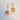 Hand-Painted Lemon Porcelain Drop Earrings