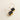 Black Gilded Square Hoop Earrings - image 2