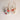 White Botanical Flower Earrings - image 1