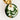 Close-up of 22K gold lustre on green botanical porcelain earrings