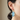 Lifestyle photo of turquoise dove earrings being worn